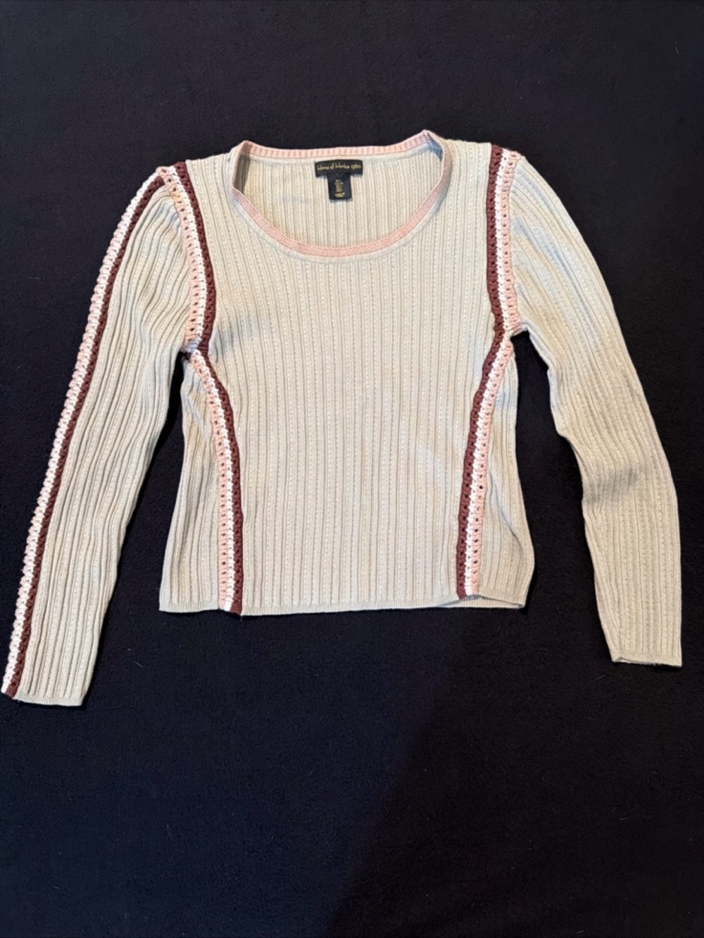 House of‎ Harlow 1960 Crochet Blouse Women’s Size Large